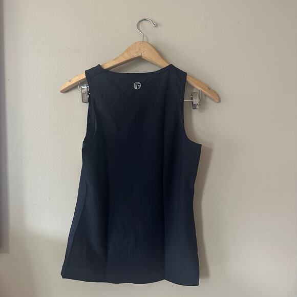 Tory Sport Parallel Stripe Reflective Mesh Tank Size M - Picture 6 of 6